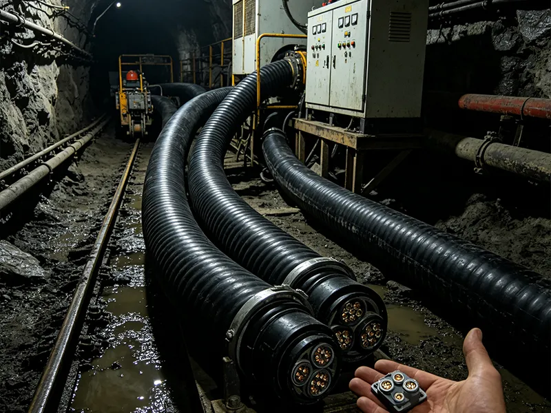 Tinitiyak ng Heavy-Duty Mining Cable ang Kaligtasan at Katatagan para sa Matalinong Pagmimina at Underground Engineering Operations